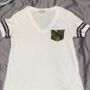 G by Guess sequin T-shirt